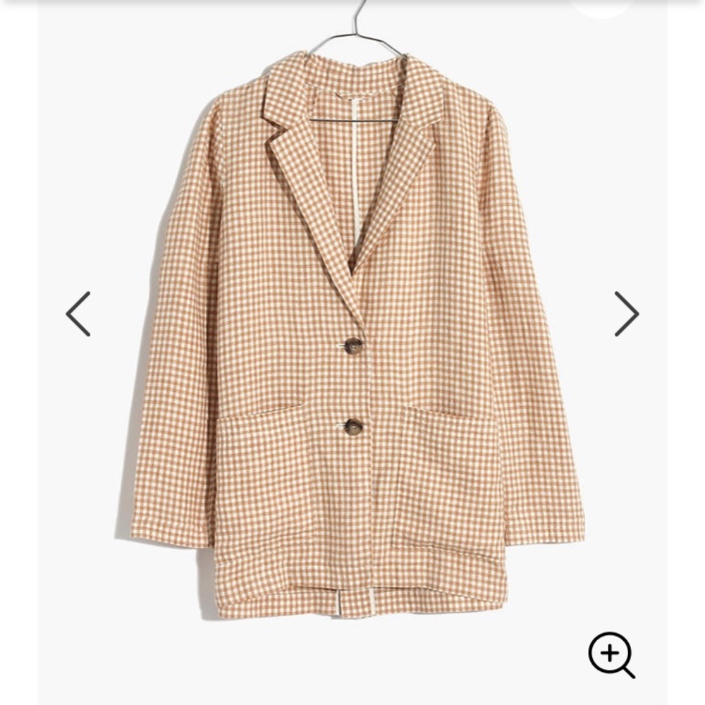 Brand New - Madewell Linen Dorset in Gingham